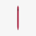 Red BALLPOINT pen with a visible brand logo on a white background