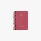 KOZO SPIRAL-BOUND CALENDAR 2027 A6 (DANISH) // GUAVA PINK
