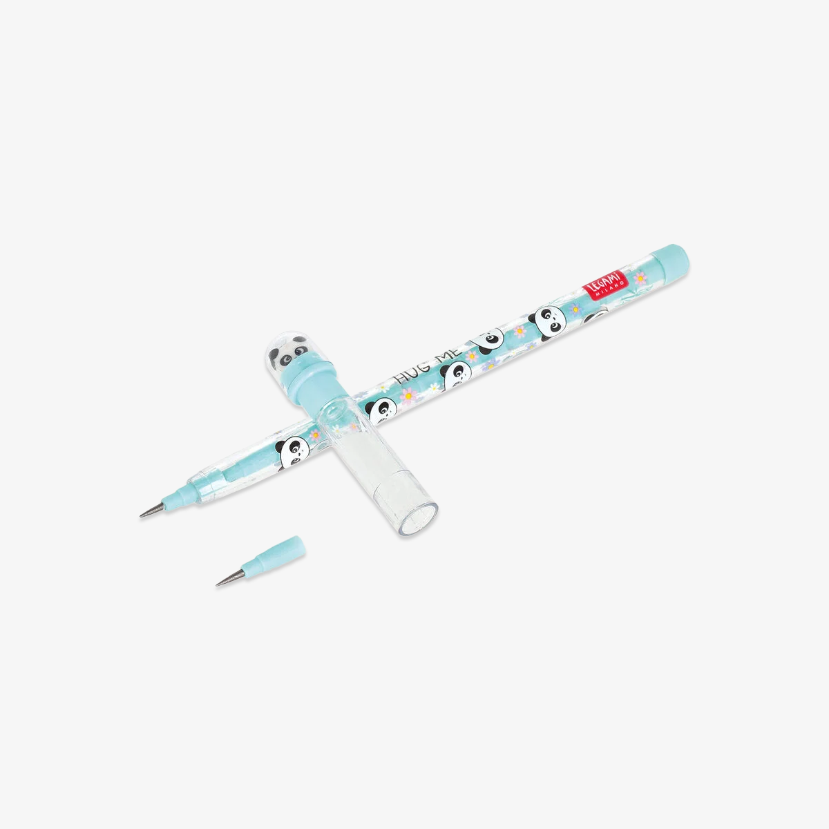 STACKABLE PENCIL WITH ERASER // PANDA