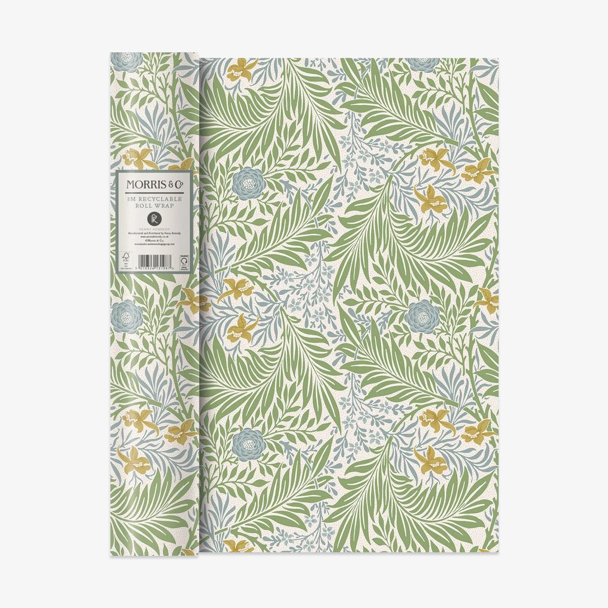GAVEPAPIR // WILLIAM MORRIS LARKSPUR GRASS GREEN