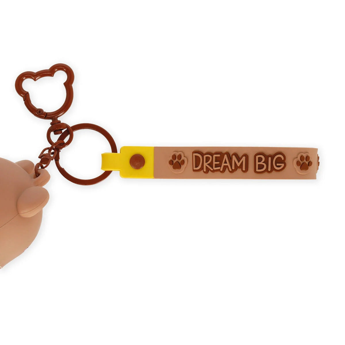 COIN PURSE WITH KEY RING // TEDDY BEAR
