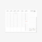 CALENDAR SEP 2026 - DEC 2027 A5 // WAVE NAVY