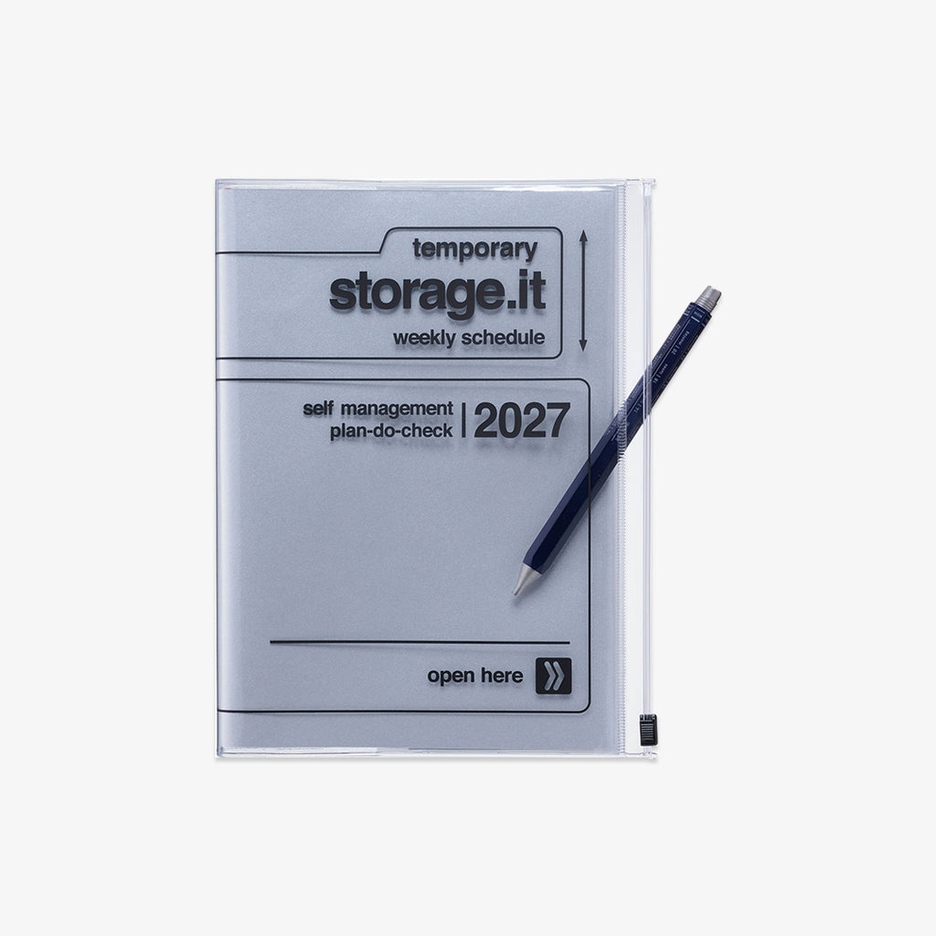 CALENDAR SEP 2026 - DEC 2027 A5 // WAVE NAVY