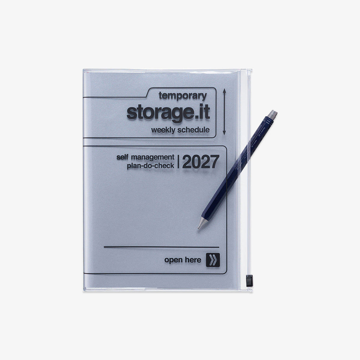 CALENDAR SEP 2026 - DEC 2027 A5 // WAVE NAVY