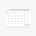 CALENDAR SEP 2026 - DEC 2027 A6 // STORAGE.IT BLACK