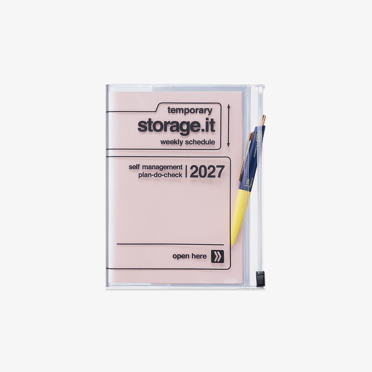 CALENDAR SEP 2026 - DEC 2027 A6 // STORAGE.IT BLACK