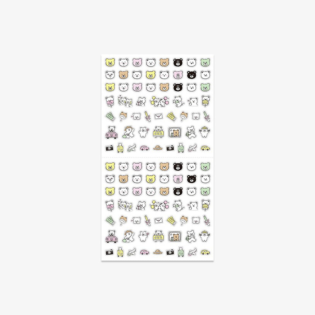 CALENDAR STICKERS // PICTOGRAPH BEAR