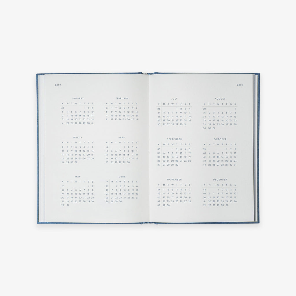 NOTEBOOK CALENDAR 2027 // ENGELSK