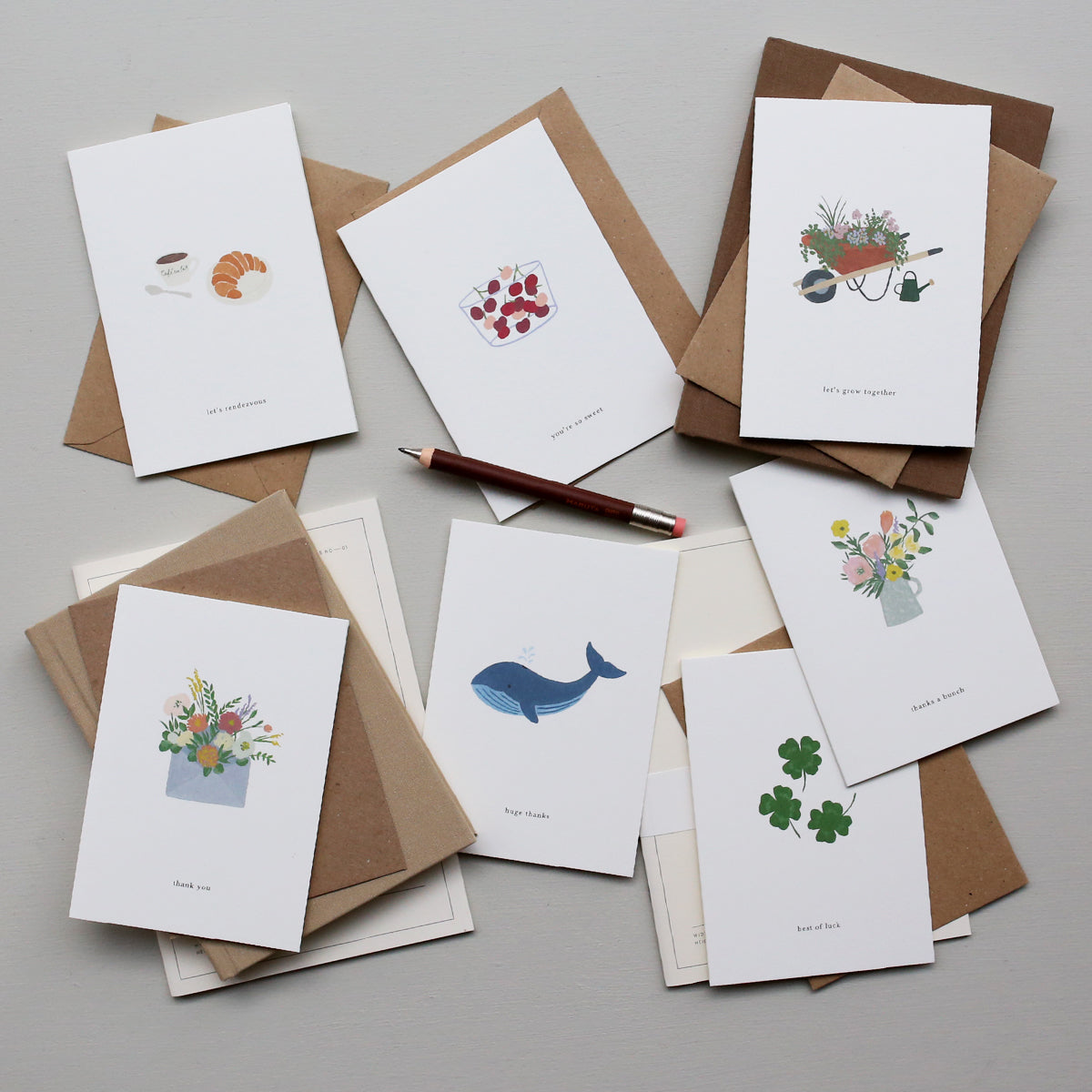 GREETING CARD // GARDEN FLOWERS