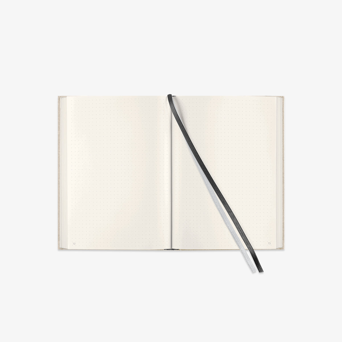 PAPERSTYLE NOTESBOG A5 PRIKKET // SORT