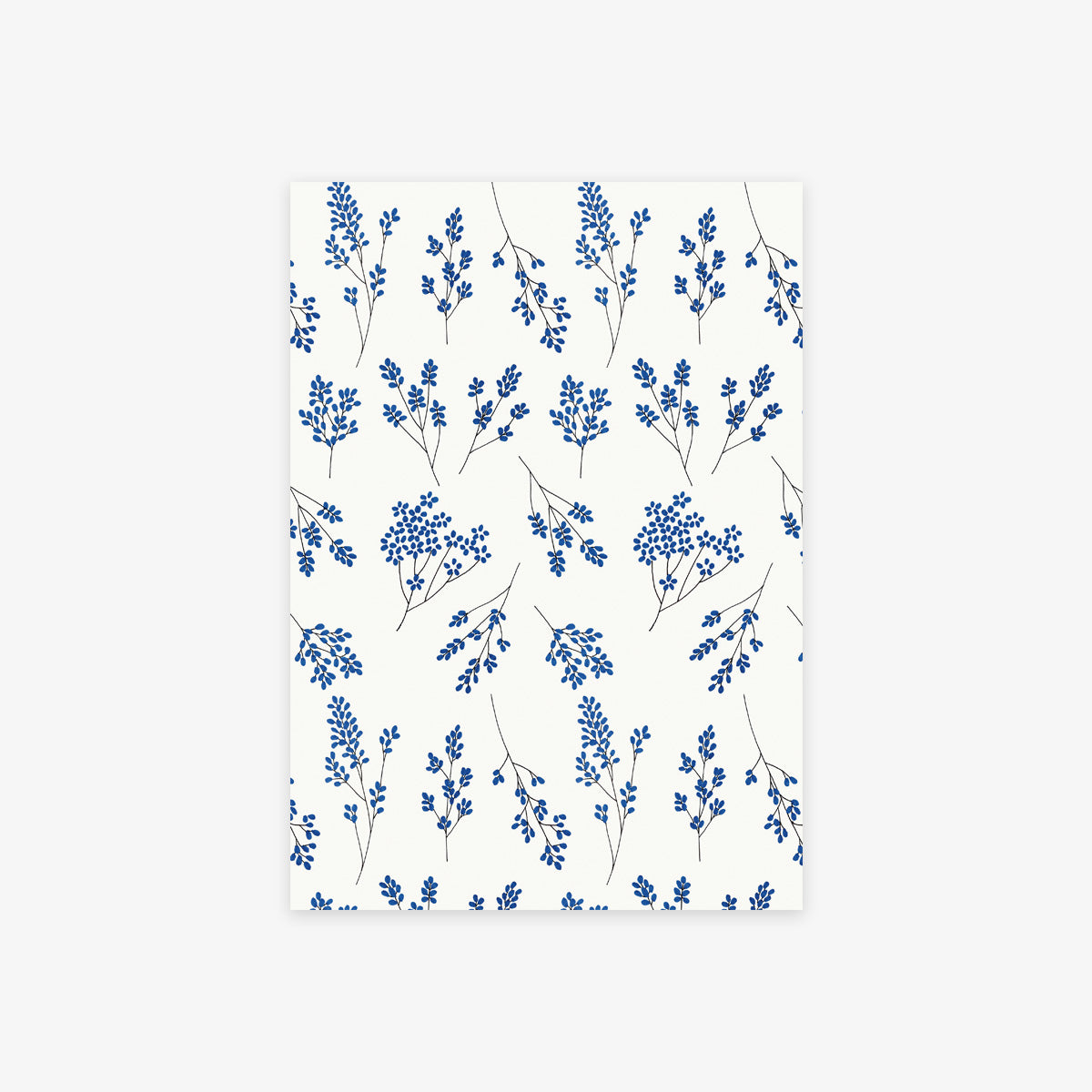 SCRAPBOOKING PAPER A5 // FALLING FLOWERS