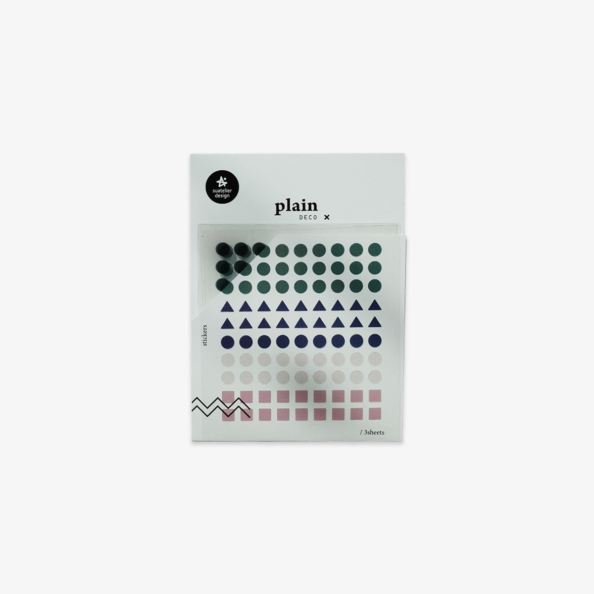 PLAIN DECO STICKERS // SHAPES