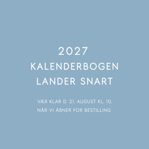 KALENDERBOG 2027 // DANSK