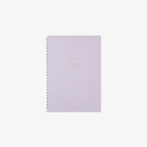 A5 RING NOTEBOOK W. DOT GRID // PURPLE