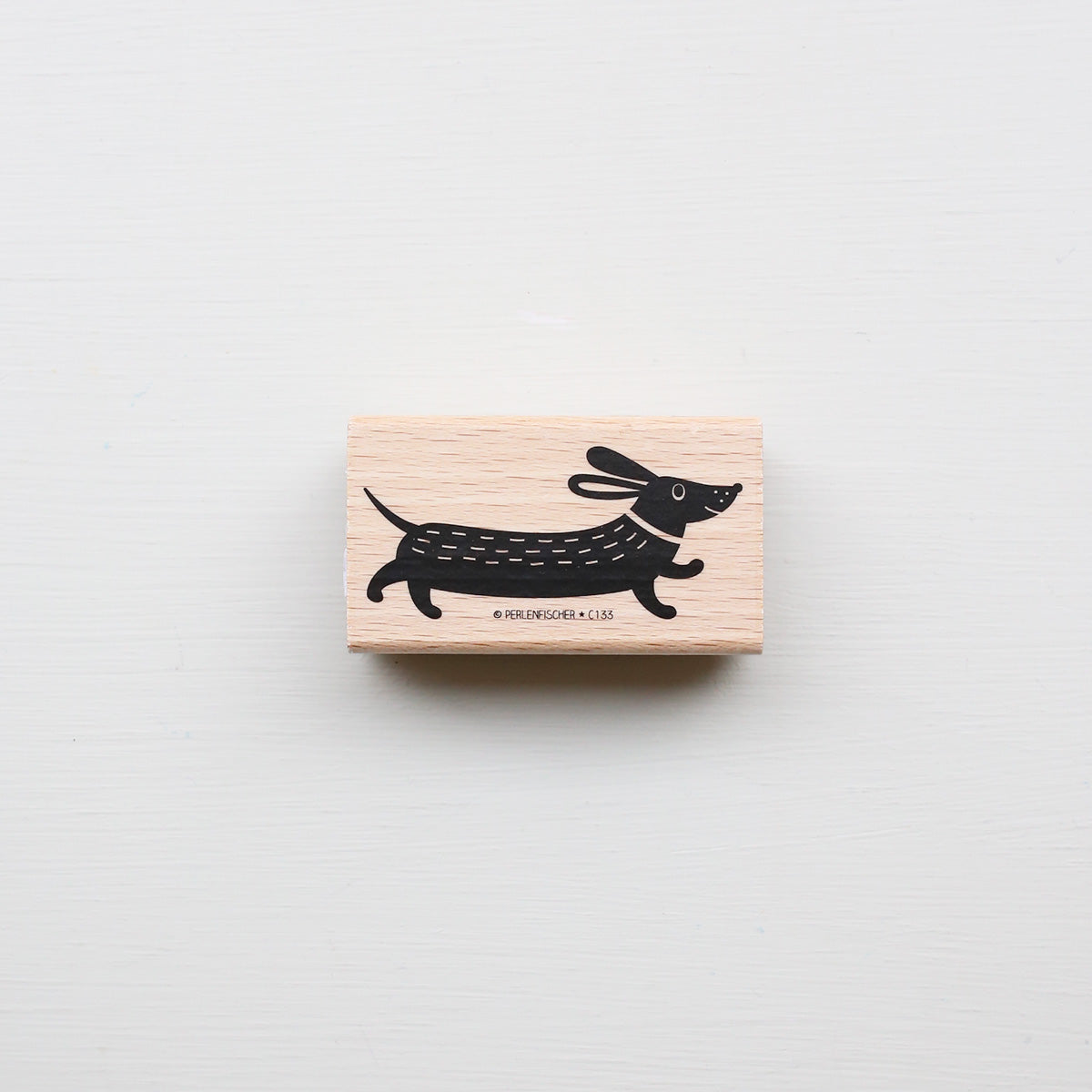 RUBBER STAMP // RUNNING DACHSHUND