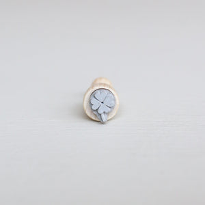 MINI RUBBER STAMP // CLOVERLEAF