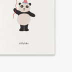 SMALL GREETING CARD // FØDSELSDAGSPANDA (DANISH)