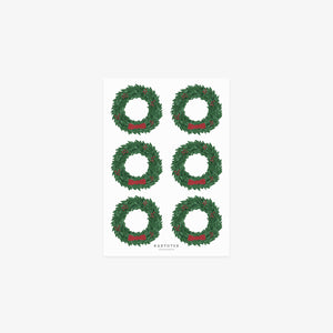 STICKERS // CHRISTMAS WREATHS