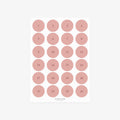 STICKERS // ADVENT NUMBERS 1-24