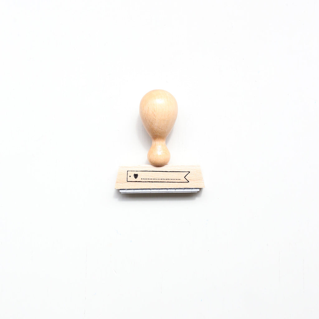 RUBBER STAMP // LOVE BANNER
