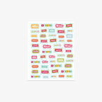 STICKER BOOK // SO. MANY. ASTROLOGY STICKERS.