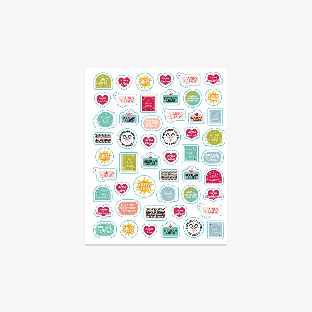 STICKER BOOK // SO. MANY. ASTROLOGY STICKERS.