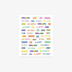 STICKER BOOK // SO. MANY. SNAIL MAIL STICKERS.