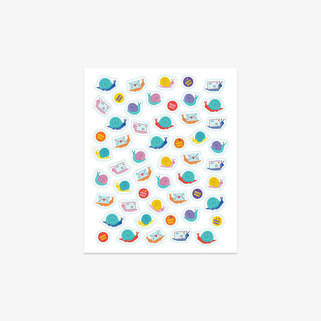 STICKER BOOK // SO. MANY. SNAIL MAIL STICKERS.