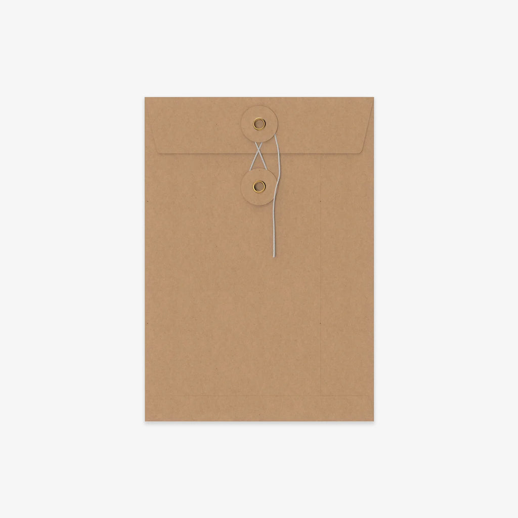 STRING & WASHER ENVELOPE // C5 KRAFT