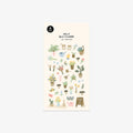flower inspired small stickers 