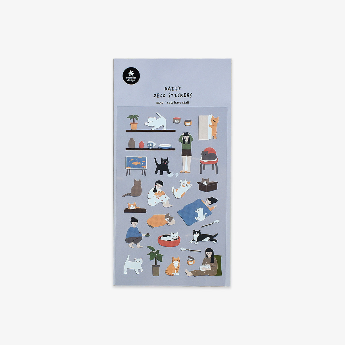 DAILY STICKERS // CATS HAVE STAFF