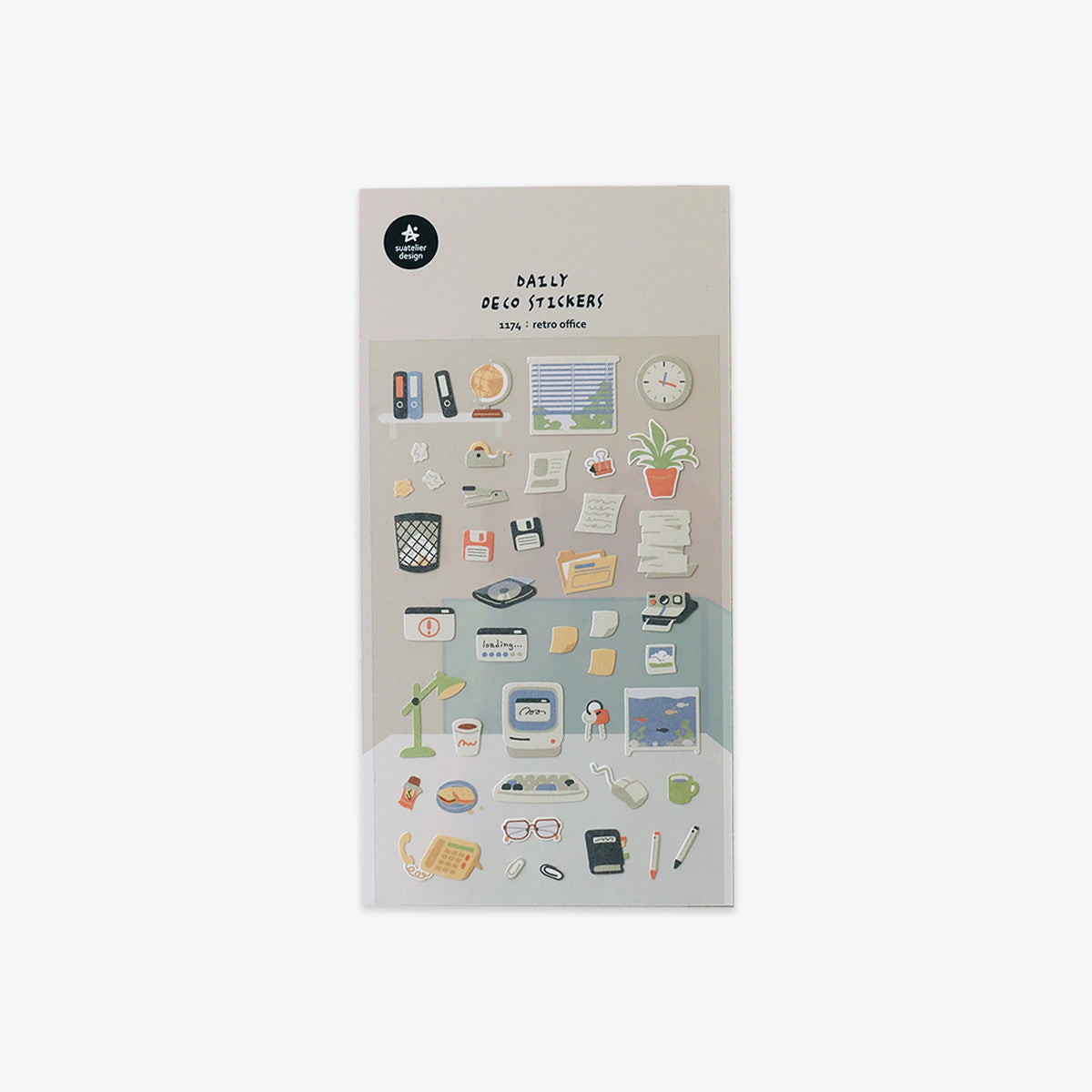 DAILY STICKERS // RETRO OFFICE