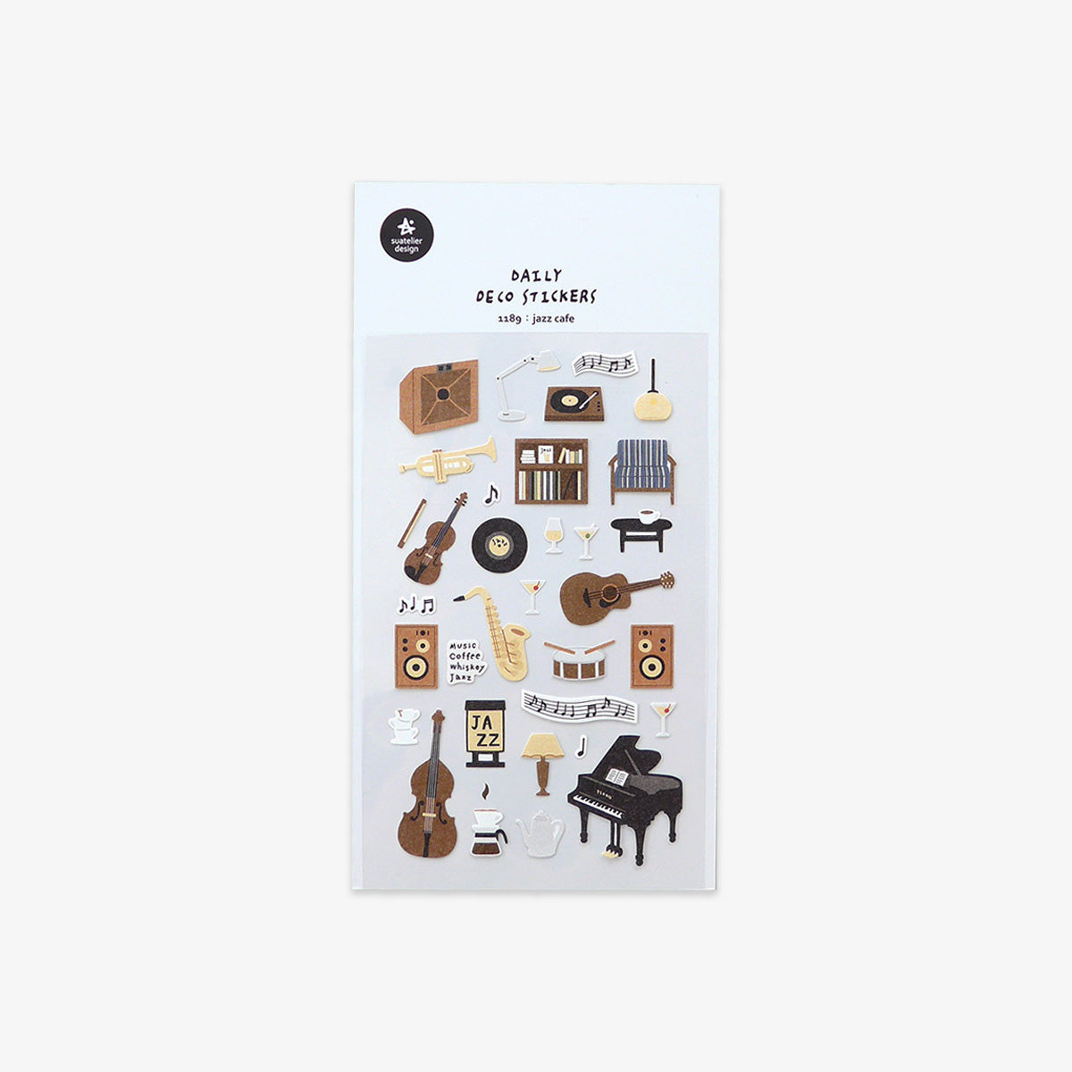 DAILY STICKERS // JAZZ CAFE