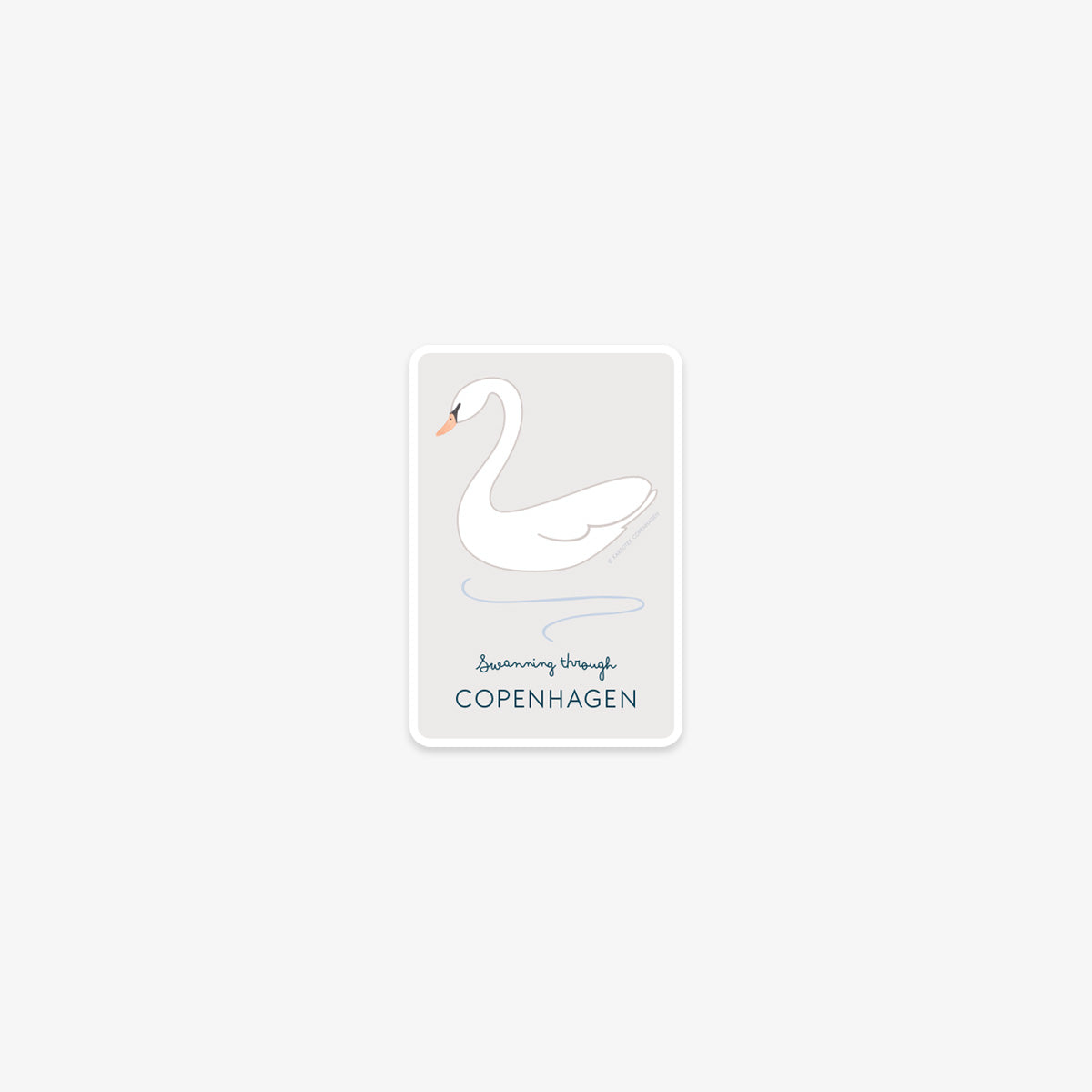 VINYL STICKER // SWAN