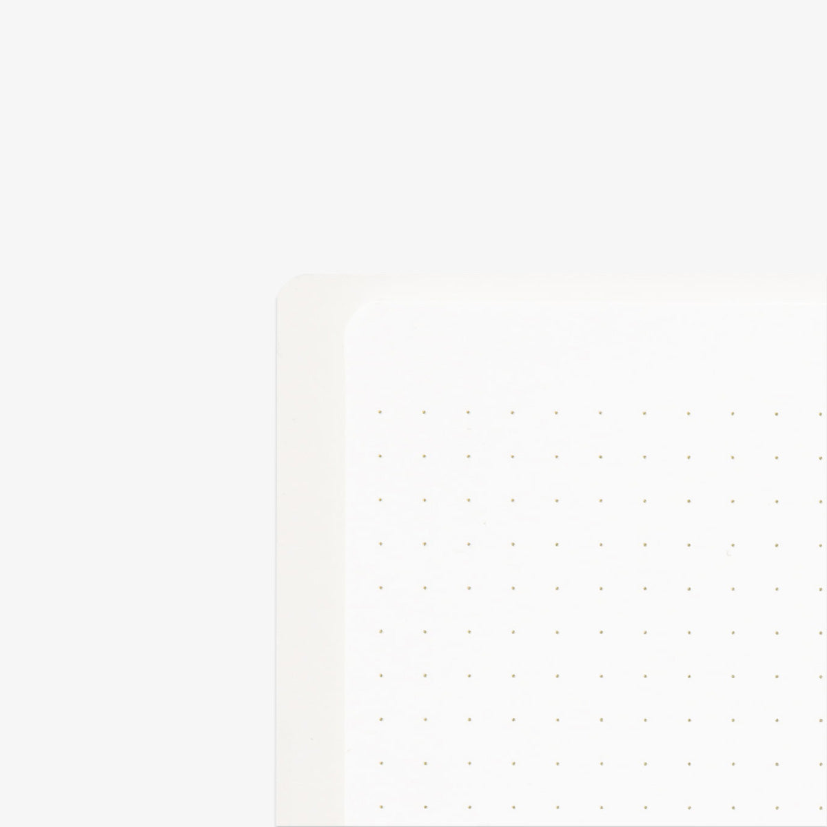 A5 RING NOTEBOOK W. DOT GRID // WHITE