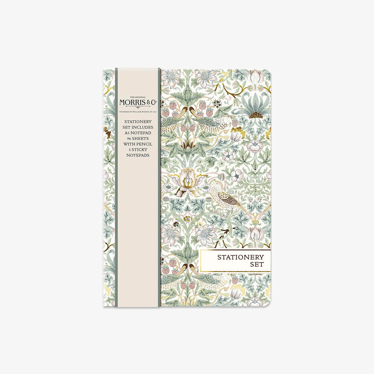 WILLIAM MORRIS STATIONERY SET // STRAWBERRY THIEF