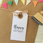 RUBBER STAMP // HAPPY BIRTHDAY