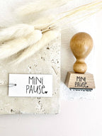 RUBBER STAMP // 'MINI PAUSE'