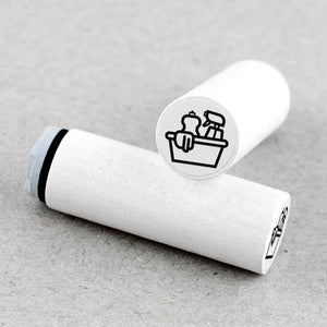 MINI RUBBER STAMP // CLEANING