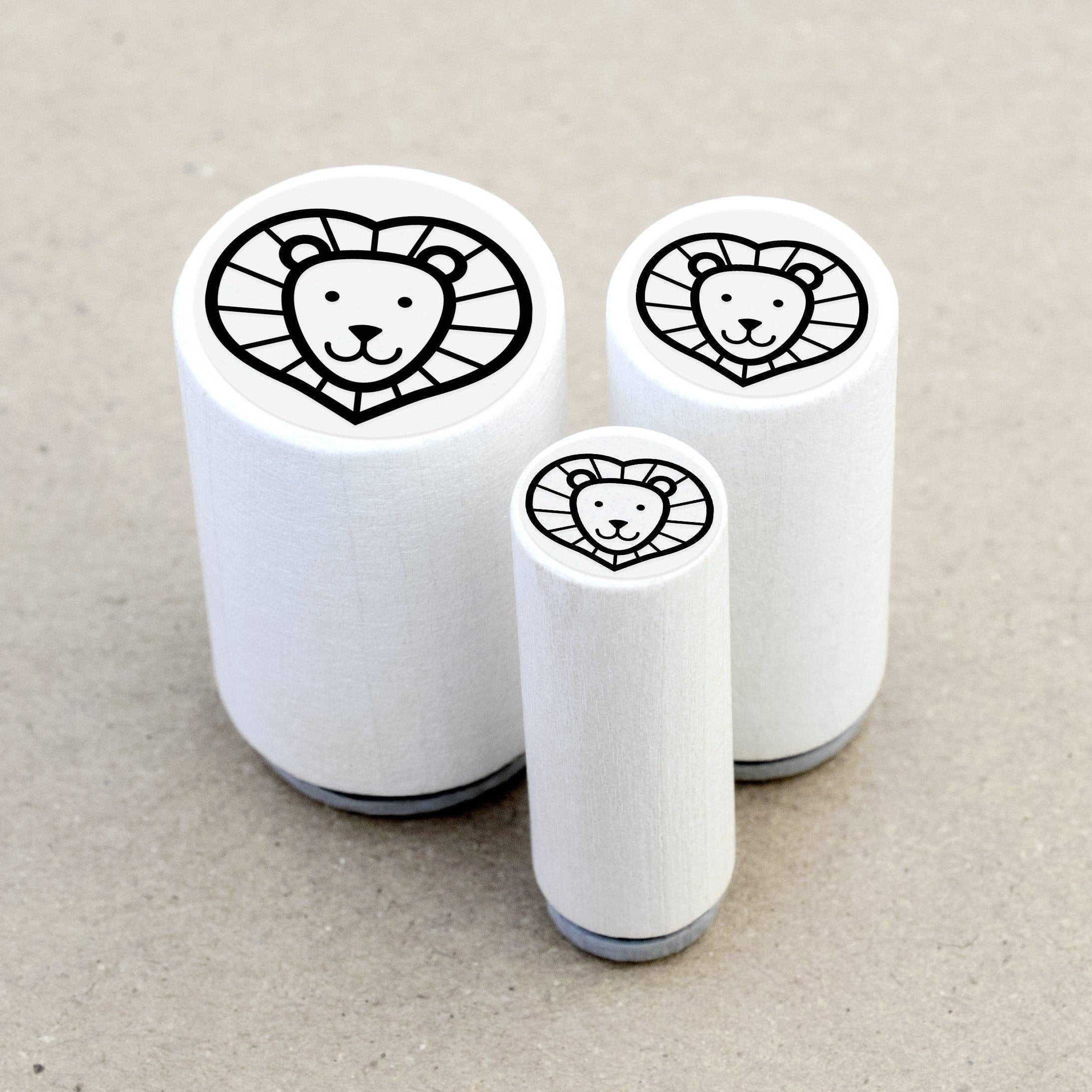 MINI RUBBER STAMP // LION