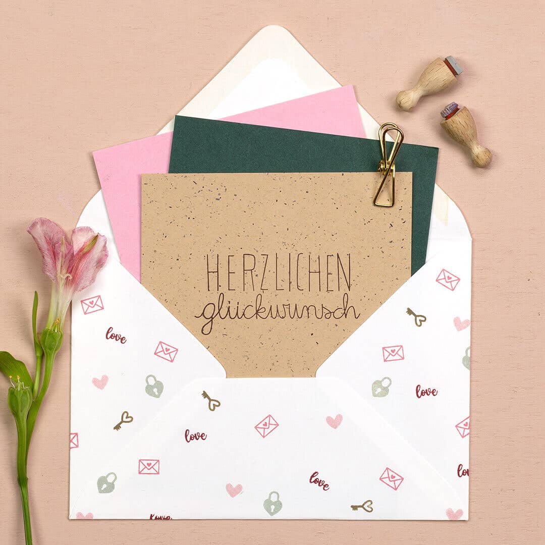 MINI RUBBER STAMP // LOVE