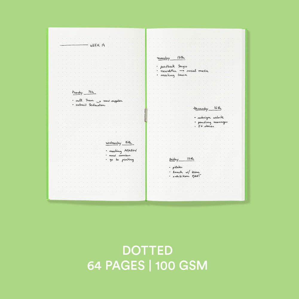 MISHMASH LOG REFILL // NOTEBOOK DOTTED