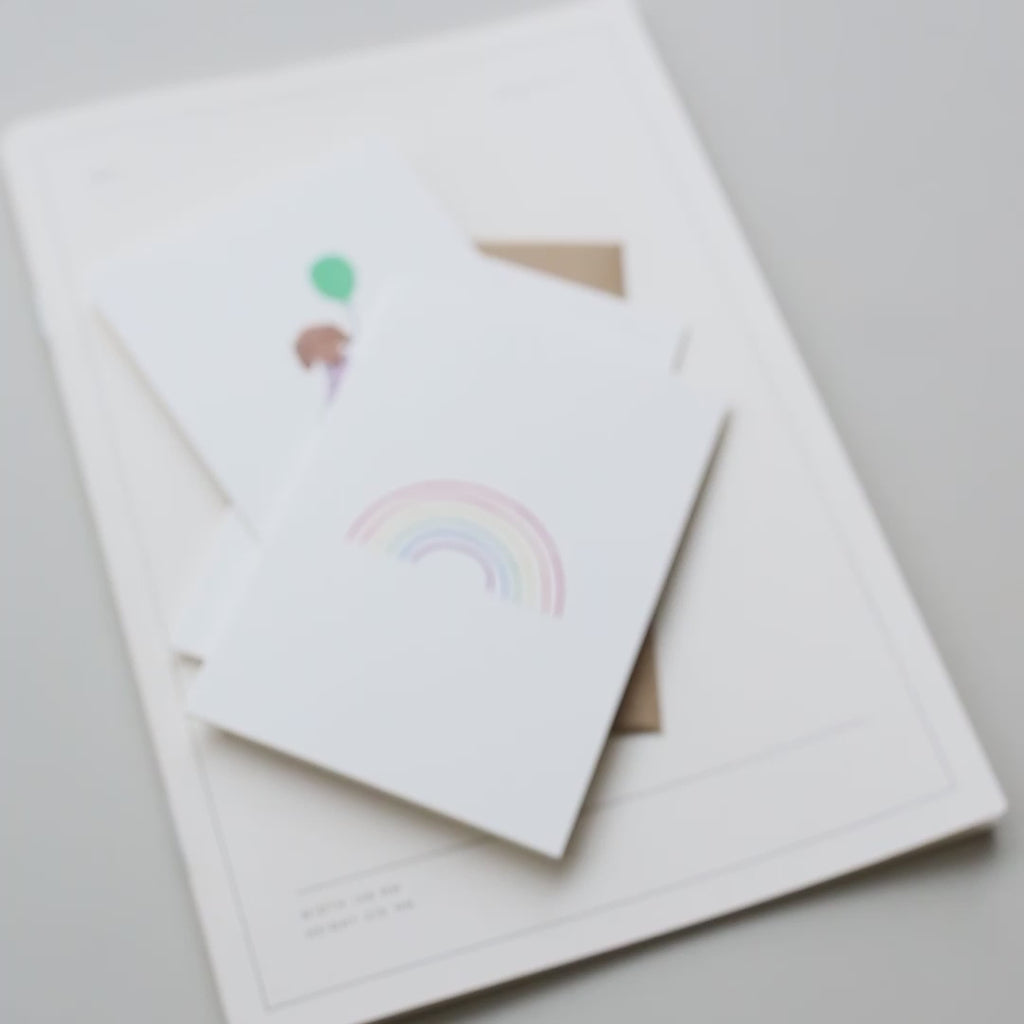 SMALL GREETING CARD // FLOWER HEART II