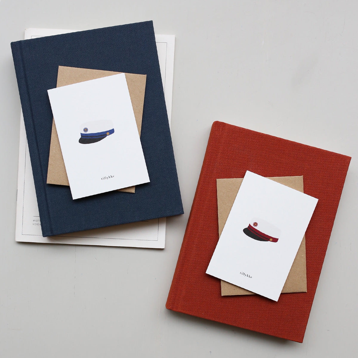 SMALL GREETING CARD // STUDENT (BLÅ) (DANISH)