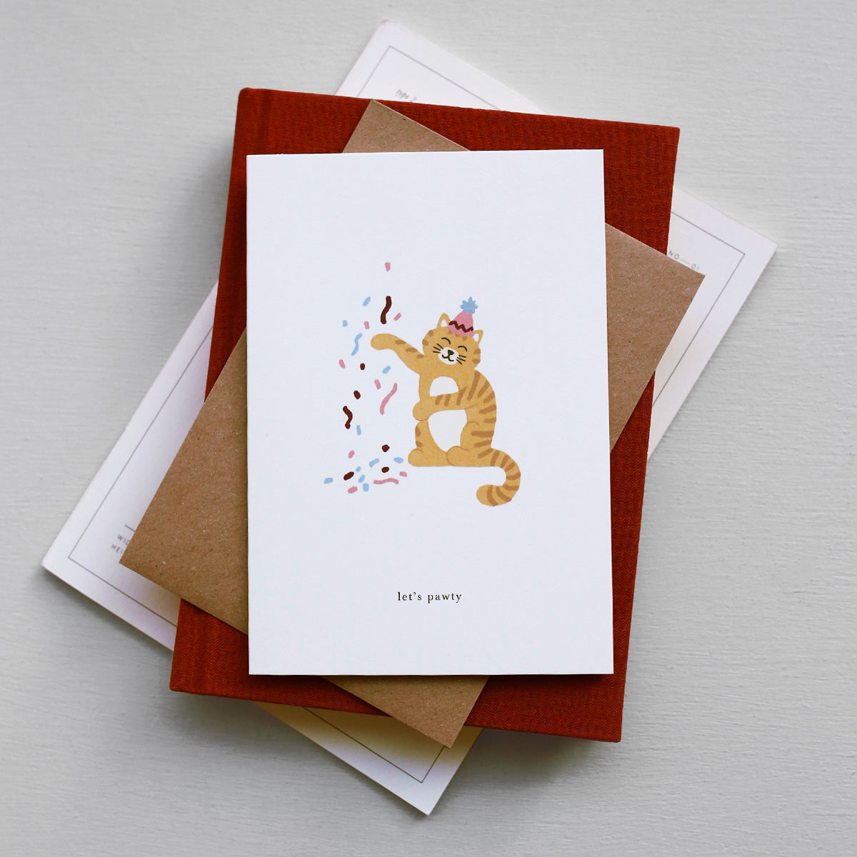 GREETING CARD // CELEBRATION CAT