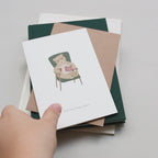 GREETING CARD // READING BEAR