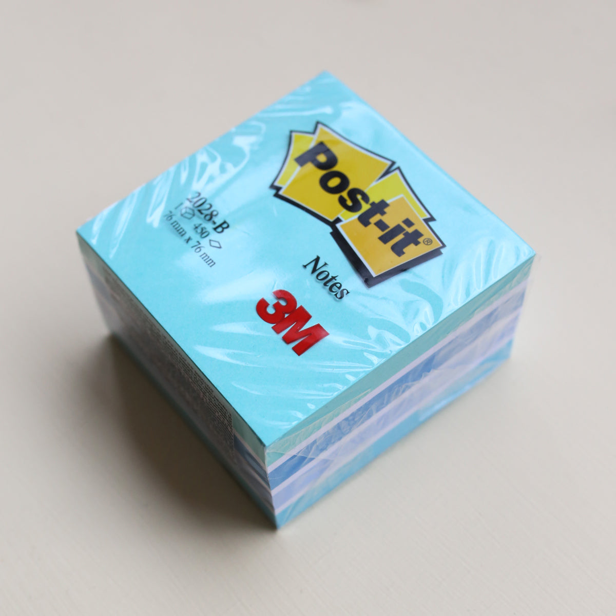 STICKY NOTES CUBE // BLUE COLOURS
