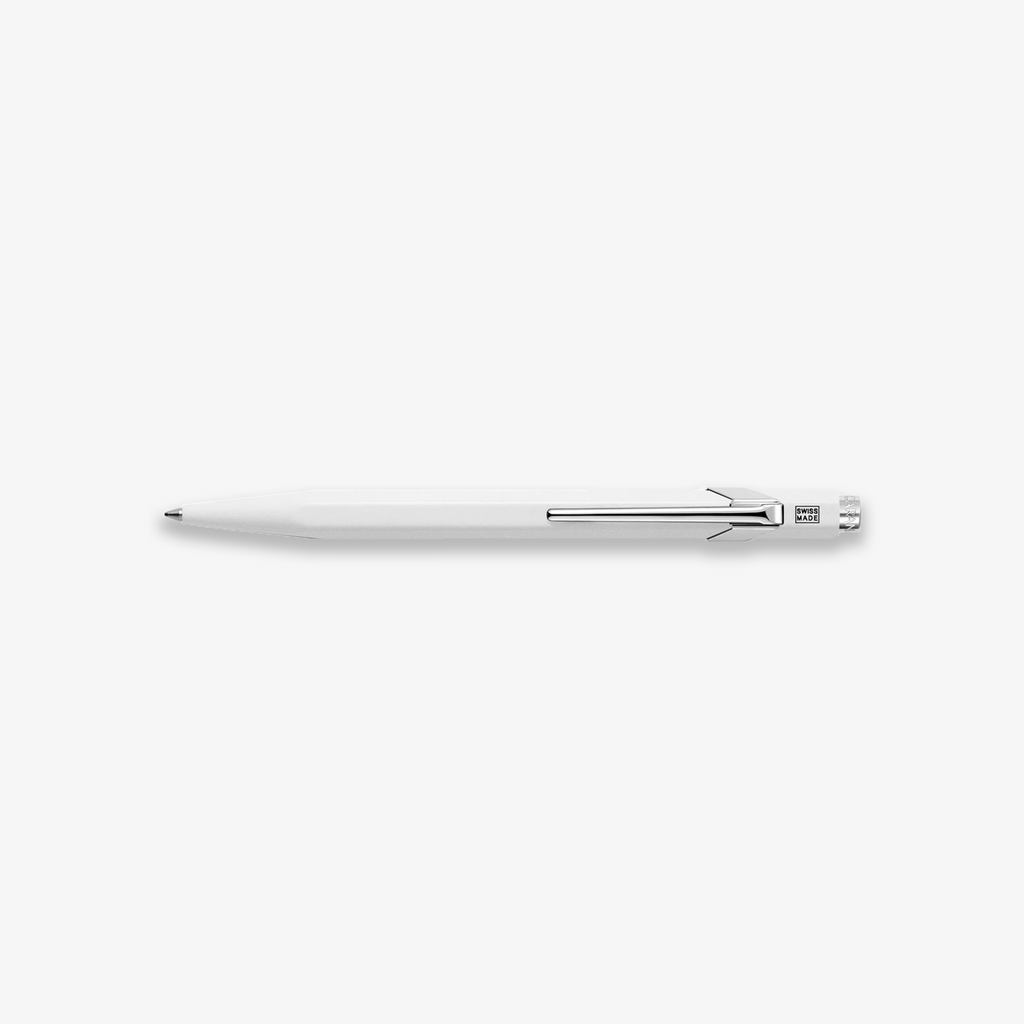 849 BALLPOINT PEN // METAL WHITE