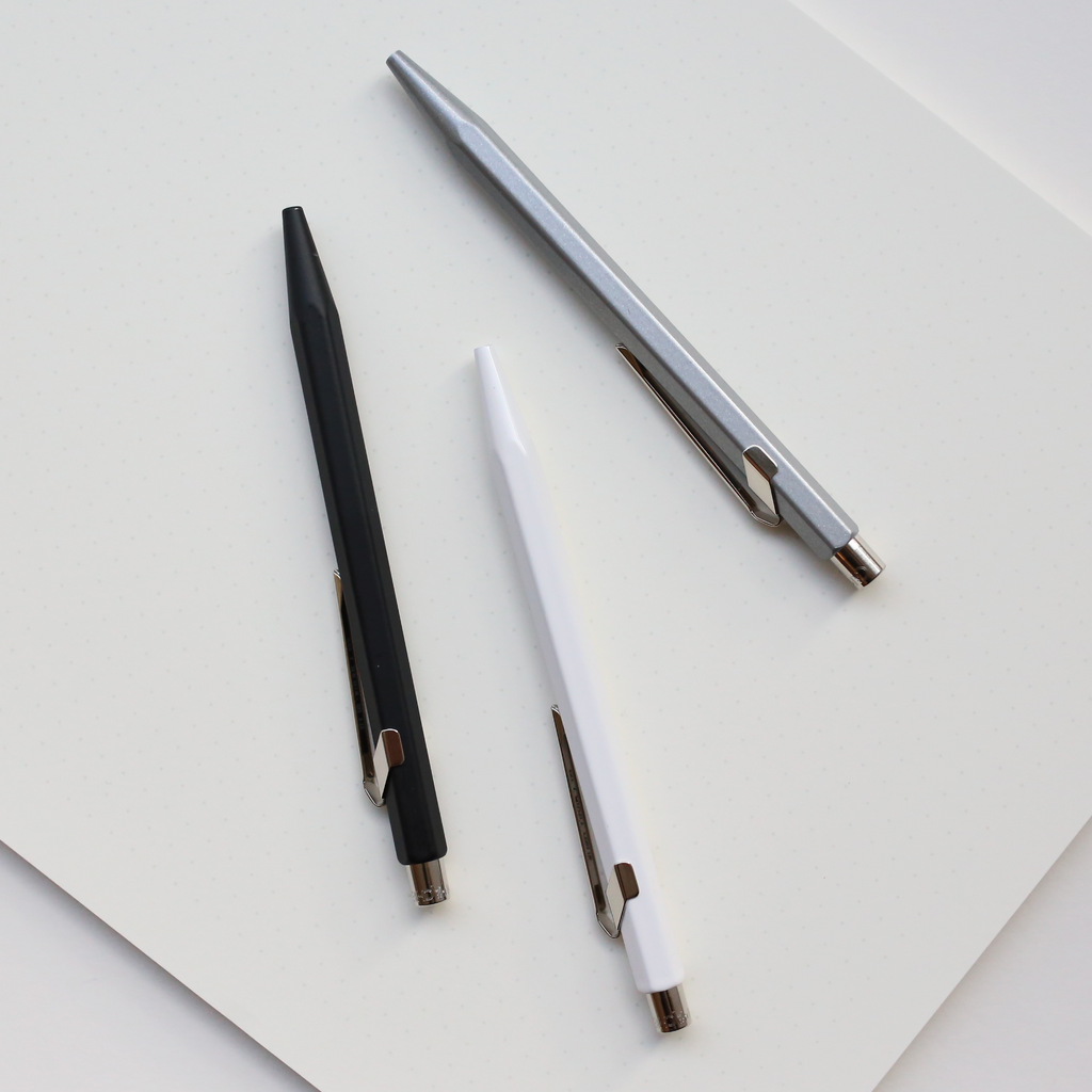 849 BALLPOINT PEN // METAL WHITE