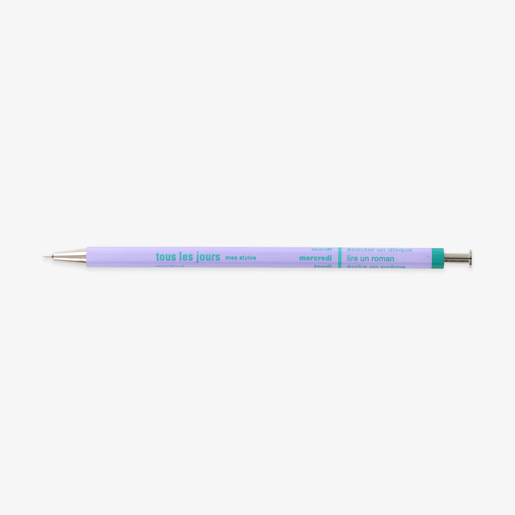 DAYS BALLPOINT PEN 0.5mm // LIGHT PURPLE